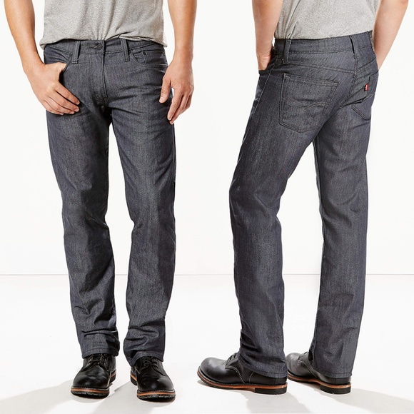 levis 514 raw unwashed denim